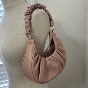 Pink/ nude hand bag